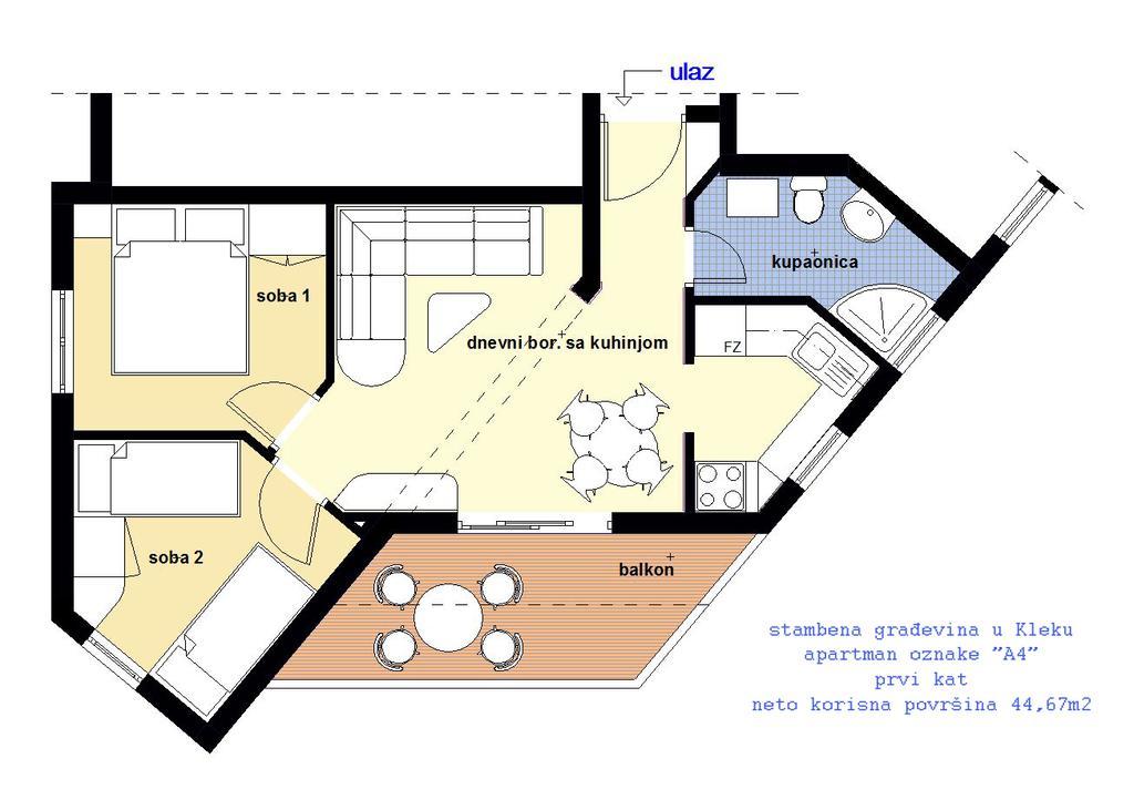 Apartment Iva Klek Ngoại thất bức ảnh
